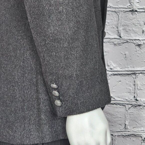Vintage Hunt Valley Grey Camelhair Sports Coat, Men's 40R - Picture 5 of 13